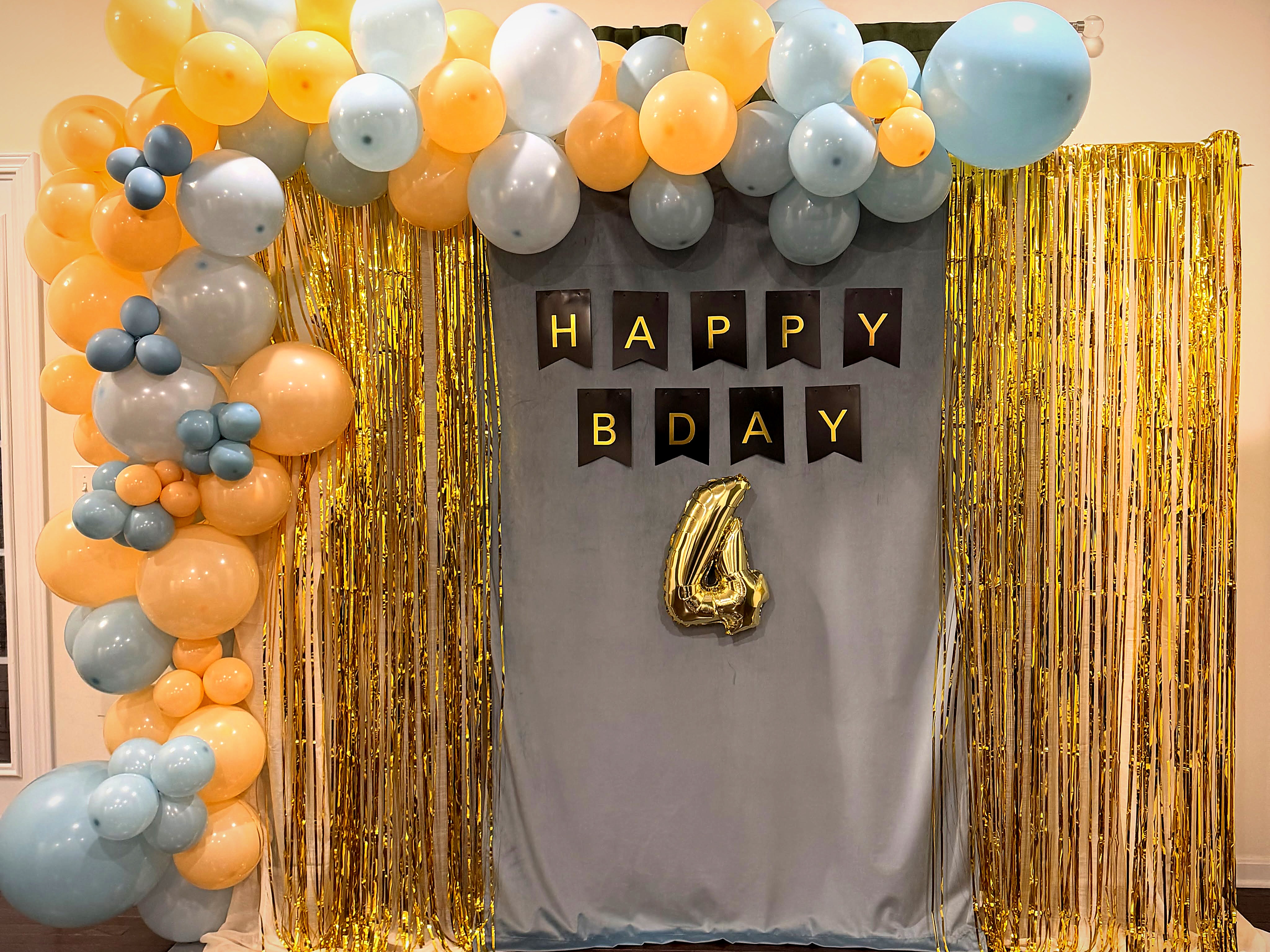 Birthday backdrop