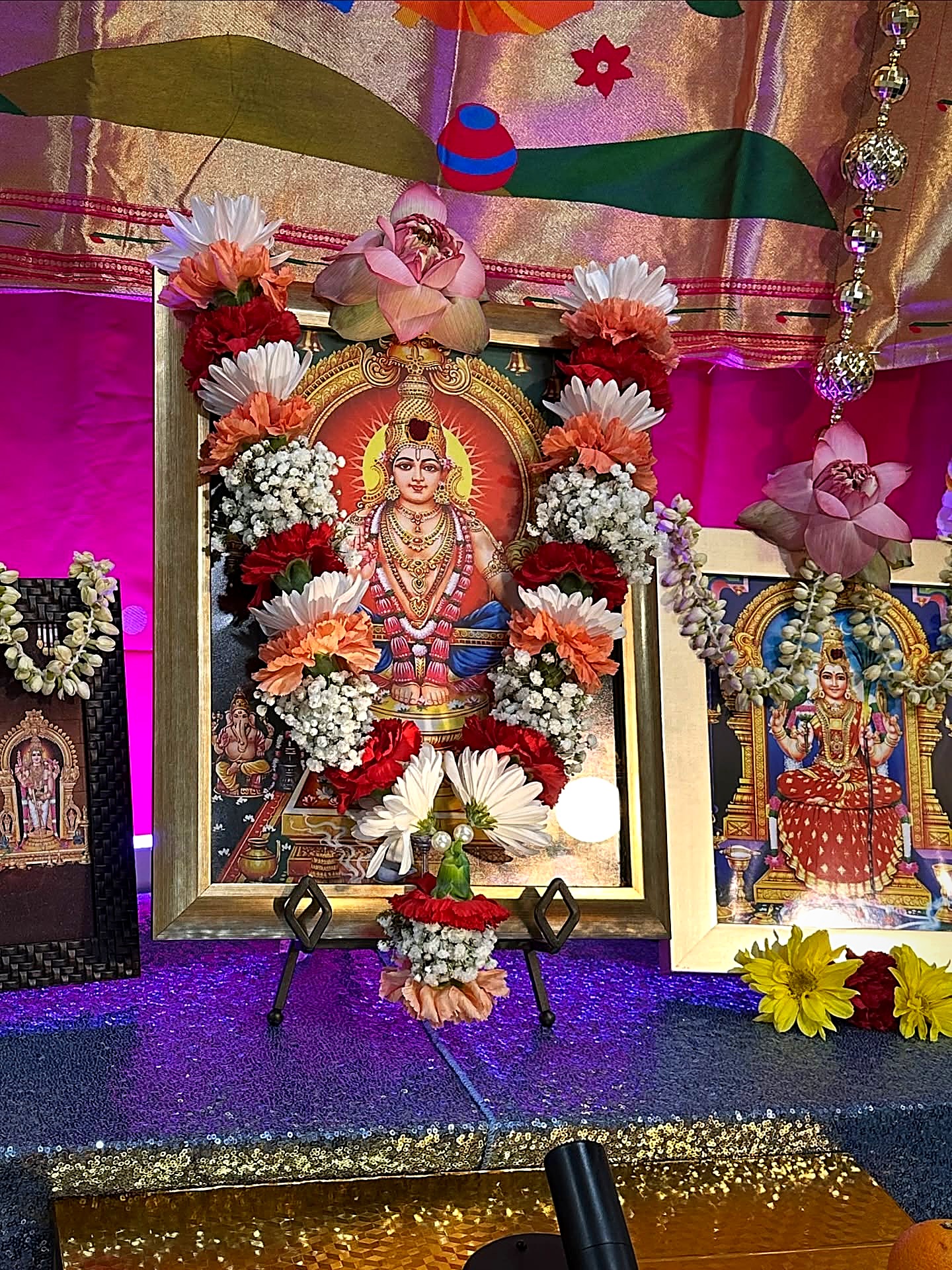 Puja stage